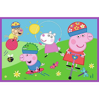 Trefl Kids Peppa on the Playground 2x24 Piece Jigsaw Puzzle