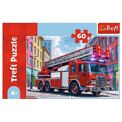 Trefl Kids Fire Truck 60 Piece Puzzle