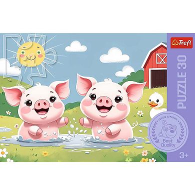 Trefl Kids Treflik Laurel - Happy Village Life 30 Piece Puzzle