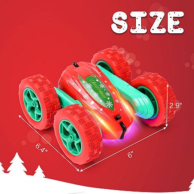 2PACK Remote Control Car RC Stunt Car for Kids,2.4Ghz High Speed Rock Crawler Vehicle