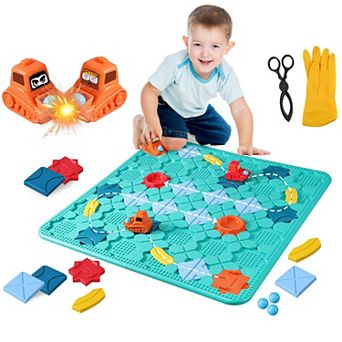 Kids Logical Road Builder Puzzle Toy Montessori STEM Board Game for Ages 38