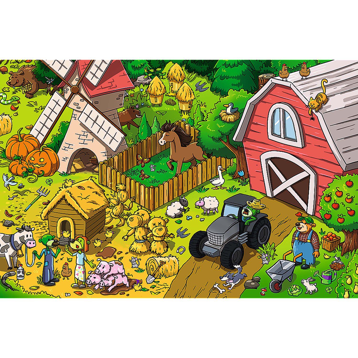 Trefl Puzzle 60 Pezzi – Tre Gattini E Farfalle, Per Bambini Dai 4 Anni In Su, Colorato E Sicuro, Stimola Immaginazione E Manualità