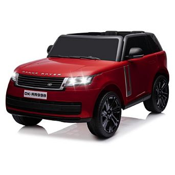 Licensed Land Rover Ride On Car with 2 Seat, Kids Cars to Drive with LCD Display, 3 Speeds