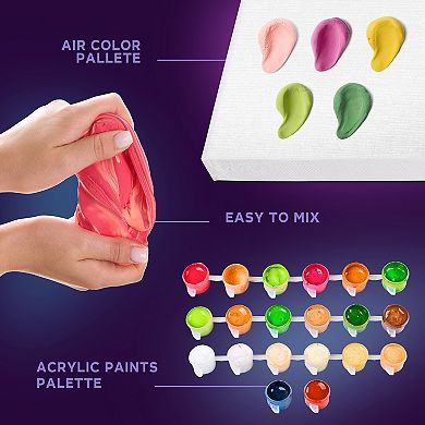 OKTO Air-Dry Clay 3D Painting Kit Kit a Cat in a Flower Crown (11.8 x 15.7 in)