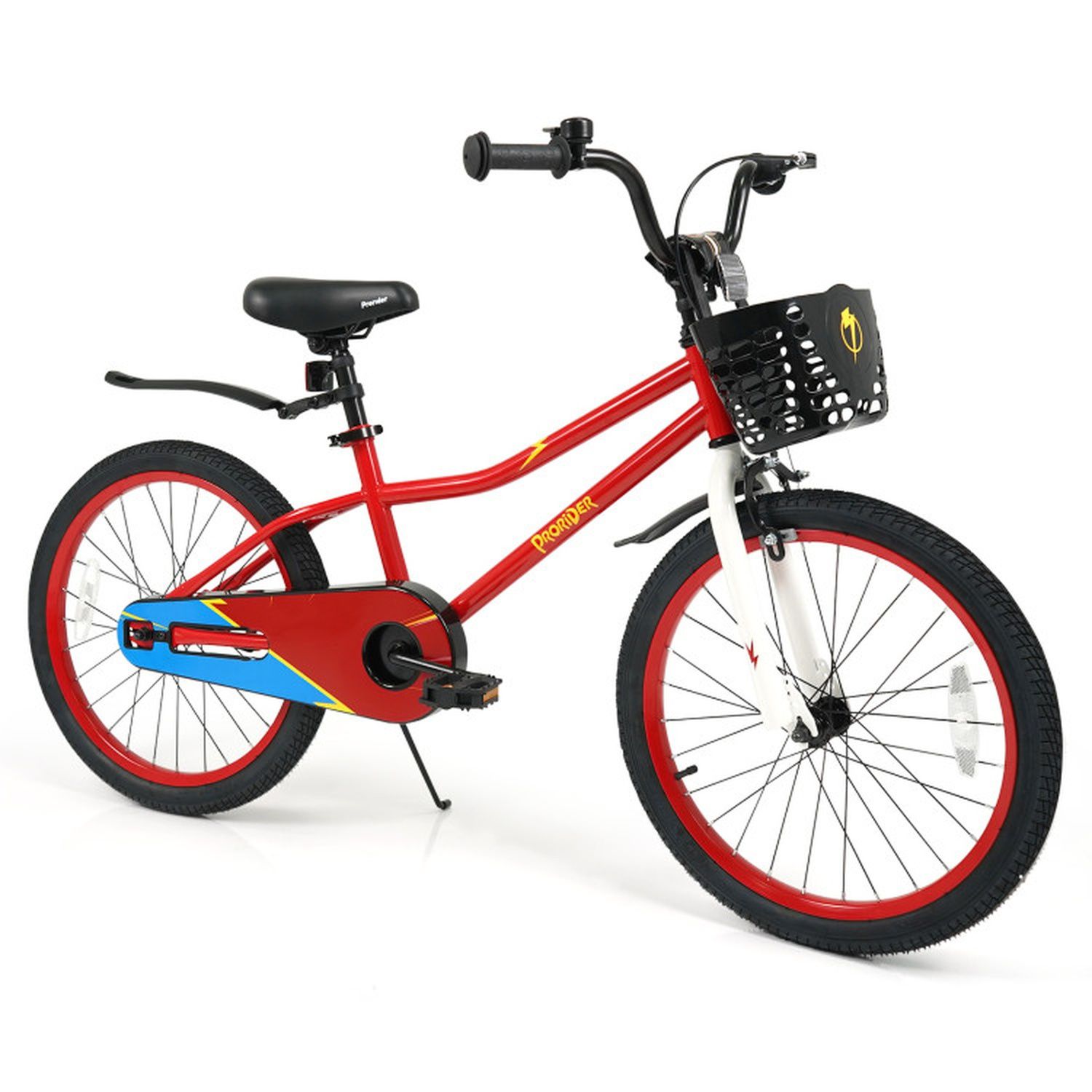 Детские куклы Kids Bike with Kickstand Removable Basket 143 lb Seat and 54.5 Inch Long Frame — фото 1