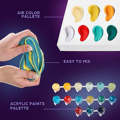 OKTO Air-Dry Clay 3D Painting Kit Hot Air Balloon (11.8 x 15.7 in)