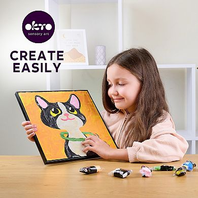 OKTO Air-Dry Clay by Numbers 29x29 Cat (11.4 x 11.4 in)