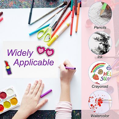 30 Sets Watercolor Cards Postcards with Envelopes 4x6 Inch