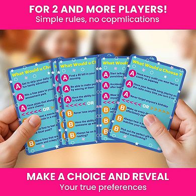 QUOKKA Card Game 500+ Questions What Would You Choose? for Kids & Adults - Day-to Day Events