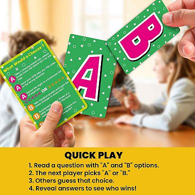 QUOKKA Card Game 500+ Questions What Would You Choose? for Kids & Adults - Travel and Getaway