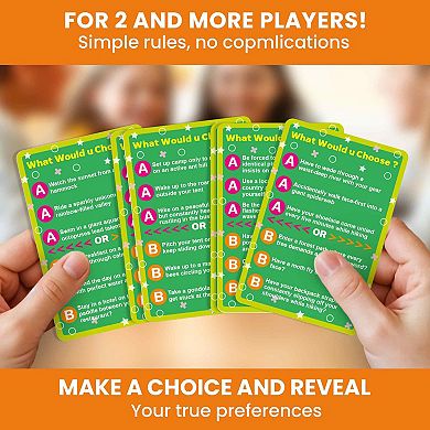 QUOKKA Card Game 500+ Questions What Would You Choose? for Kids & Adults - Travel and Getaway
