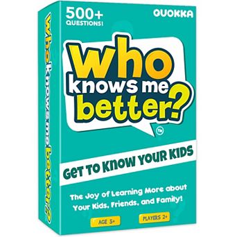 QUOKKA Trivia Game for Family Who Knows Better?  Fun Educational Questions for Kids and Adults