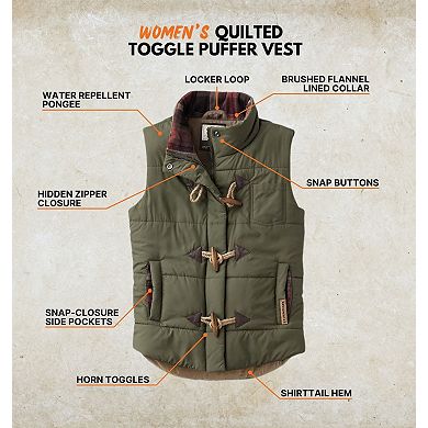 Women's Legendary Whitetails Quilted Toggle Puffer Vest