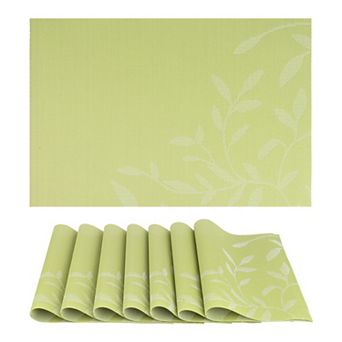 8 Sets Placemats for Dining Table Decor Indoor Outdoor Kitchen Table Mat 17.7*11.8 inch