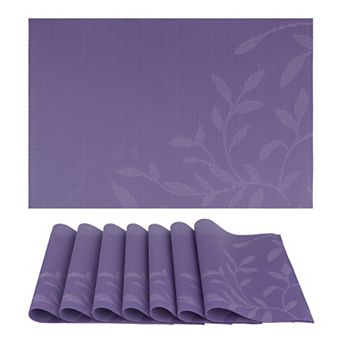 8 Sets Placemats for Dining Table Decor Indoor Outdoor Kitchen Table Mat 17.7*11.8 inch