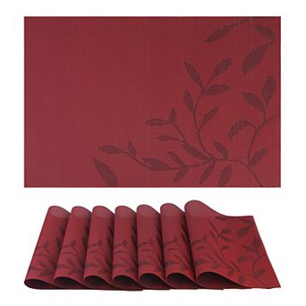8 Sets Placemats for Dining Table Decor Indoor Outdoor Kitchen Table Mat 17.7*11.8 inch