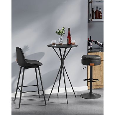 Compact X-Shaped Bar Table, Versatile Design, Living Room or Home Office Use