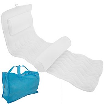 Breathable 5D Air Mesh Bathtub Mat Ergonomic Support, Quick Drying & Anti-Slip for Bath Relaxation