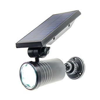 8 LED Solar Motion Spotlight IP66 Waterproof - 1400LM Warm White Outdoor Light