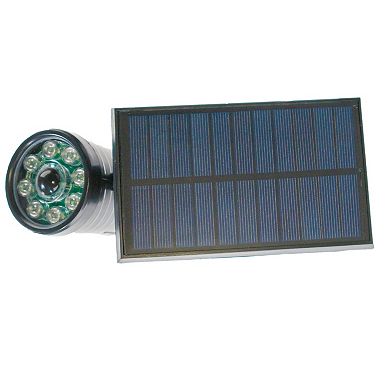 8 LED Solar Motion Spotlight IP66 Waterproof - 1400LM Warm White Outdoor Light