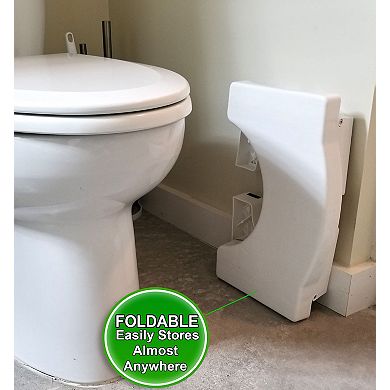 Squat N Drop Portable Foldable Bathroom Assistance Toilet Stool 7"