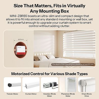 Zigbee Smart Roller Shutter Switch