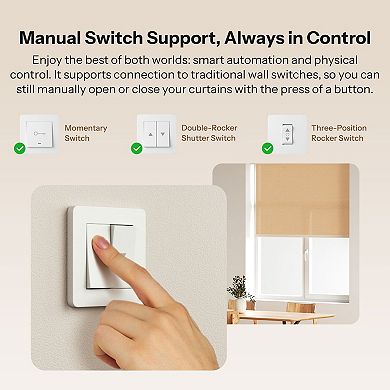 Zigbee Smart Roller Shutter Switch