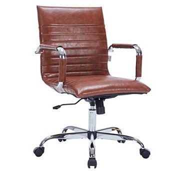 Leisuremod Harris Modern Adjustable Office Executive Swivel Chair Task Office Chair