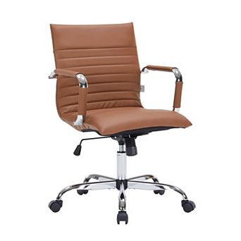 Leisuremod Harris Modern Adjustable Office Executive Swivel Chair Task Office Chair