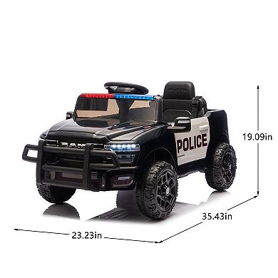 Whisen 12V Kids Ride-On Truck with Rear Shock Suspension