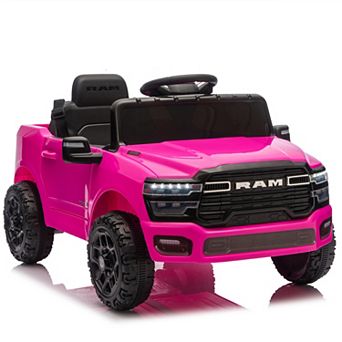 Whisen 12V Kids Ride-On Truck with Rear Shock Suspension