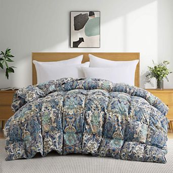 Peace Nest All Season Paisley Floral Print Down & Feather Comforter