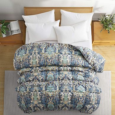Peace Nest All Season Paisley Floral Print Down & Feather Comforter