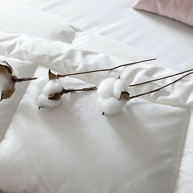Duvetta 100% Cotton Comforter with Cotton Fabric Cover, Premium Quality Cotton, Medium Weight Quilt