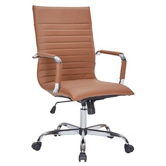 Leisuremod Harris High-back Office Chair With Swivel
