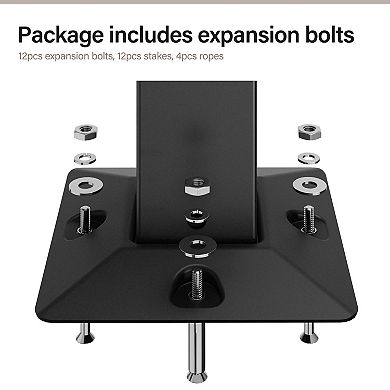 10'x13' Patio Gazebo with Double Roof Heavy-Duty Semi-Permanent for Backyard Garden