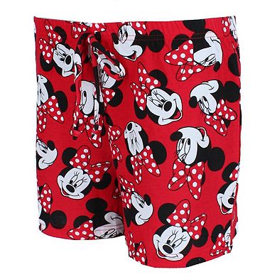 Jerry Leigh Women's Minnie Mouse Bow Toss Lounge Short