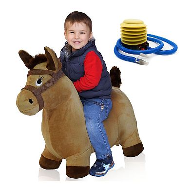 Blue Horse Hopper with Cover