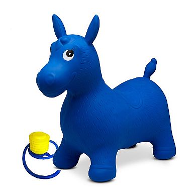 Blue Horse Hopper with Cover