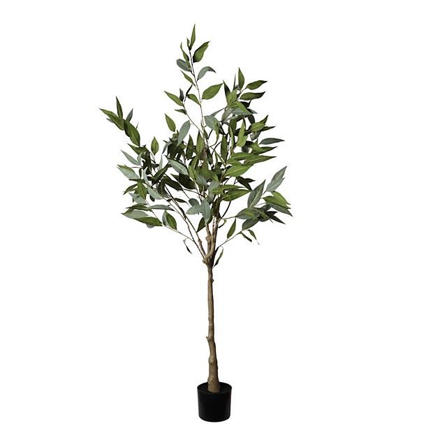 double potting plants Double Pot White Tabletop Metal Planter – Leafy Island main image 0