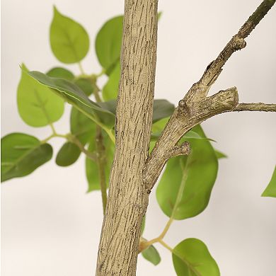 6ft Artificial Bougainvillea Tree in Pot,Flower Potted Plant,No Maintenance Required