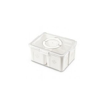 Cheer Collection Airtight Food Storage Container with Removable Baskets for Fresh Produce Storage