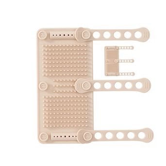 PetPals® Anywhere Massager with Adjustable Bands, Soft Silicone Bristles, Fits Cat Trees, Furniture