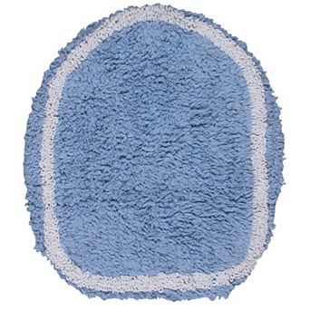 Allure Collection Cotton Toilet Lid Cover 18x18, Toilet Seat Cover, Elastic Fit, Machine Washable