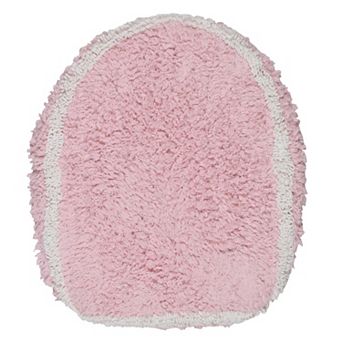 Allure Collection Cotton Toilet Lid Cover 18x18, Toilet Seat Cover, Elastic Fit, Machine Washable