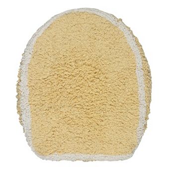 Allure Collection Cotton Toilet Lid Cover 18x18, Toilet Seat Cover, Elastic Fit, Machine Washable