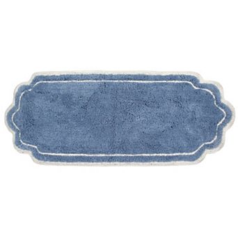 Allure Collection Cotton Bathroom Runner Rug 21x54, Soft Non-Slip Long Mat, Quick Dry, Machine Wash