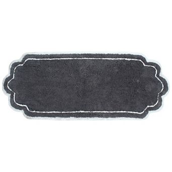 Allure Collection Cotton Bathroom Runner Rug 21x54, Soft Non-Slip Long Mat, Quick Dry, Machine Wash