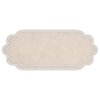 Allure Collection Cotton Bathroom Runner Rug 21x54, Soft Non-Slip Long Mat, Quick Dry, Machine Wash