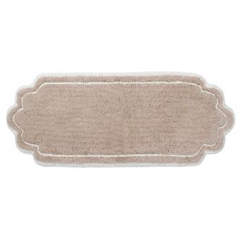 Allure Collection Cotton Bathroom Runner Rug 21x54, Soft Non-Slip Long Mat, Quick Dry, Machine Wash